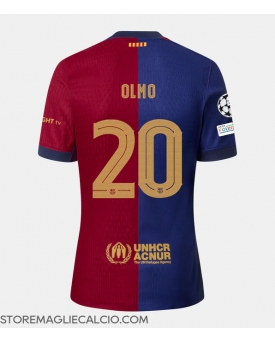 Barcelona Dani Olmo #20 Maglia Gara Casa Repliche 2024-25